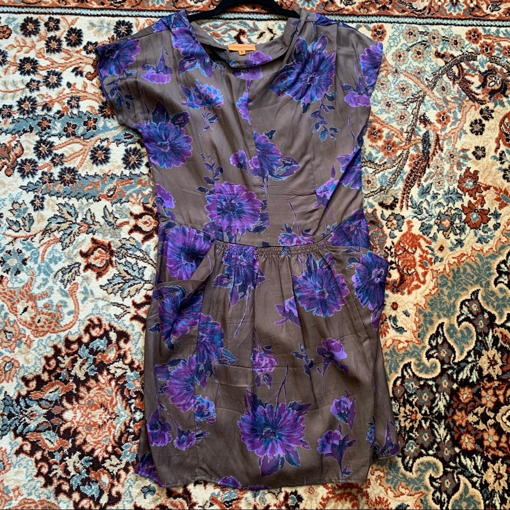 Roberta Freymann Floral Mini Dress